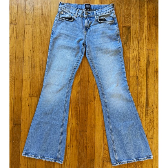 BDG Denim - BDG Urban Outfitters Flare Jeans Light Wash 70s Y2K Boho Bell Bottom Size 26